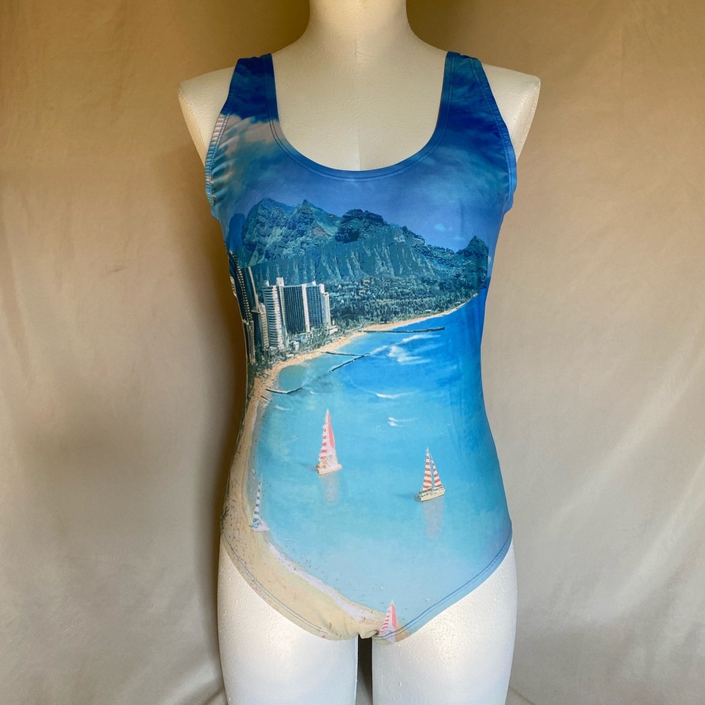 Vintage inspired Honolulu Hawaii one piece
